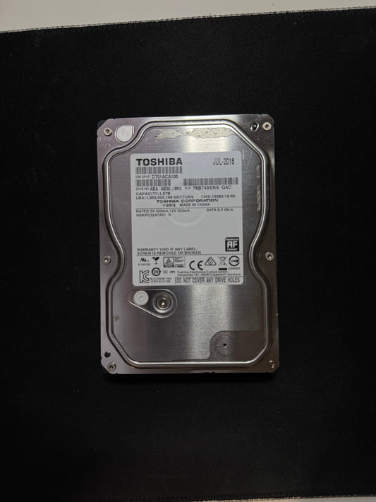 Toshiba HDD DT01 - Disque dur - 1 To - interne - 3.5" - Reconditionné